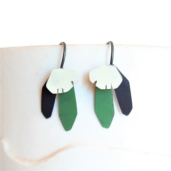 Eucalyptus Earrings - White - Image 7