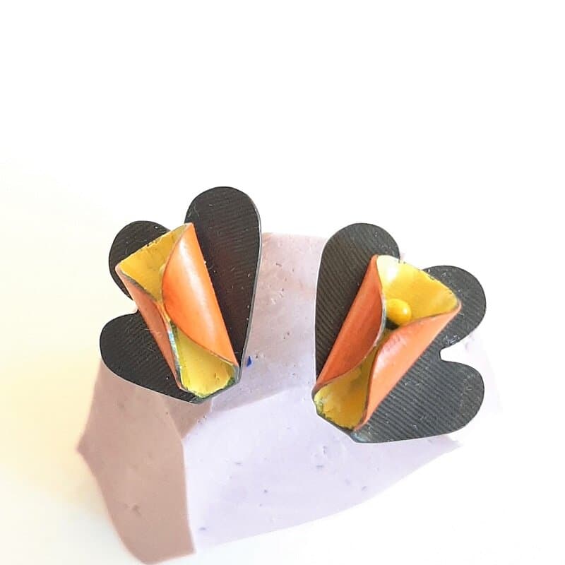 Kangaroo Paw Studs - Pink - Image 8