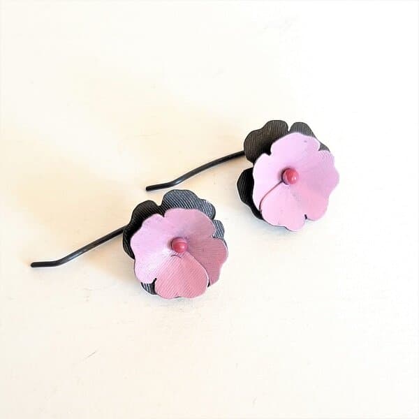 Tea Tree Earrings - Pink