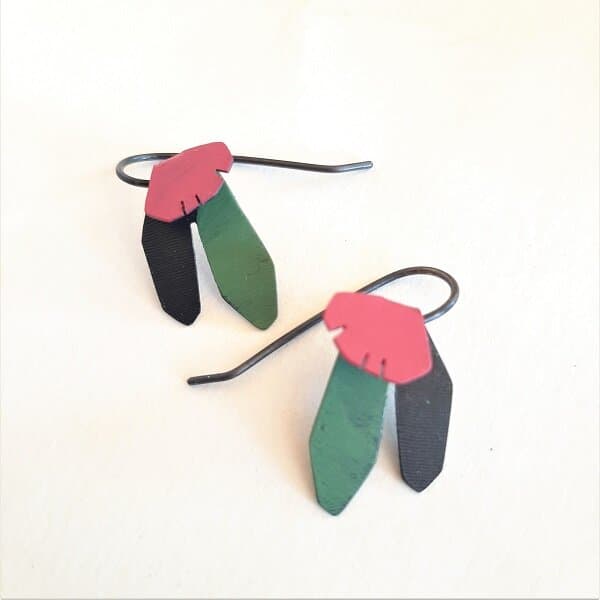 Eucalyptus Earrings - White - Image 2