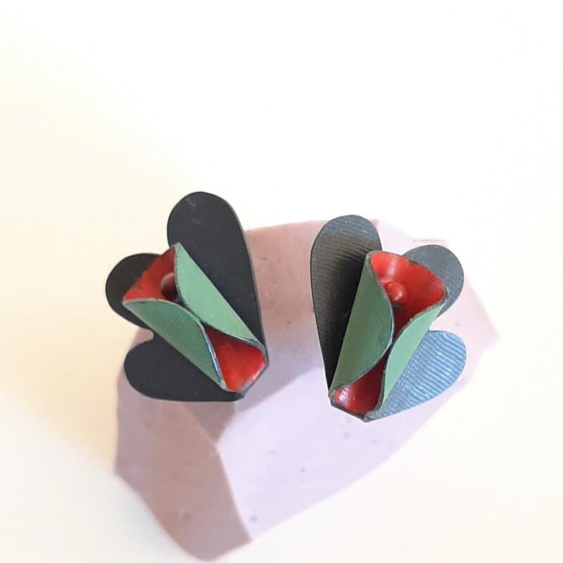 Kangaroo Paw Studs - Pink - Image 3